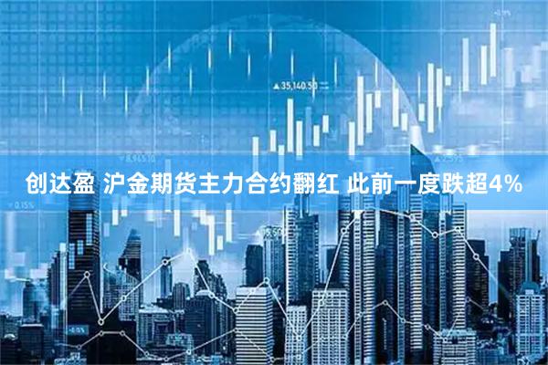 创达盈 沪金期货主力合约翻红 此前一度跌超4%